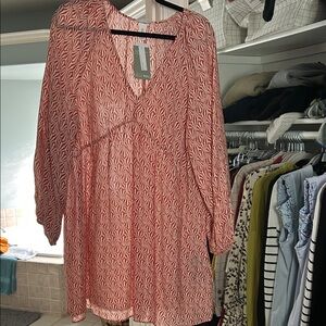 H&M Babydoll peasant dress